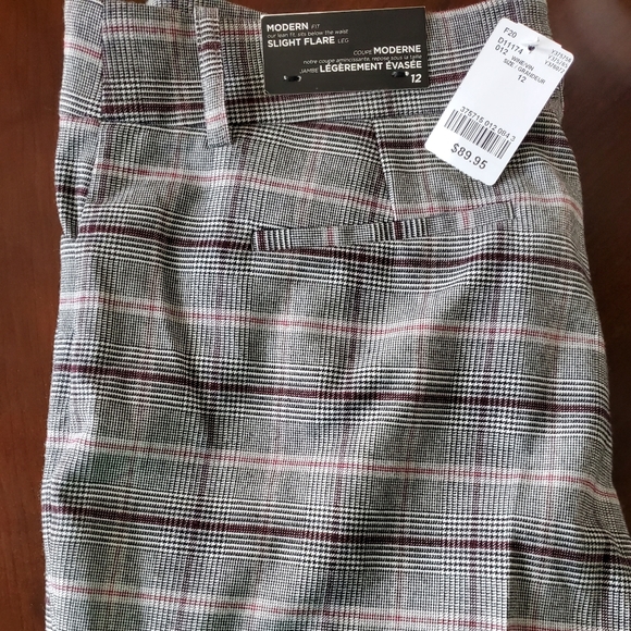 Check Print Viscose Blend Pant - Picture 5 of 5